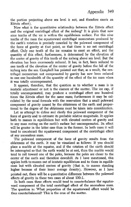 The Eotvos effect and Centrifugal Effect of Ice